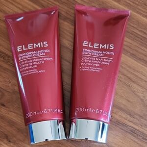 ELEMIS Frangipani Monoi Shower & Body Cream Duo